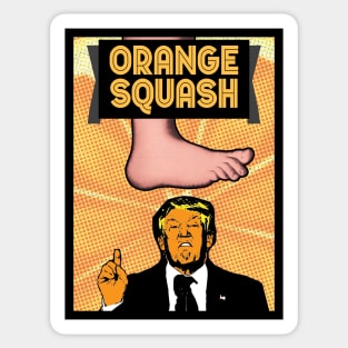 Donald Trump - Orange Squash Sticker